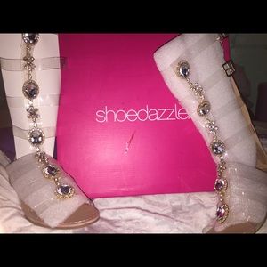 AINSLEE EMBELLISHED GLADIATOR SANDALS